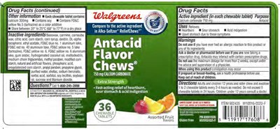 Walgreens Antacid Fruit Chews 36ct 60001836 4 4 2022